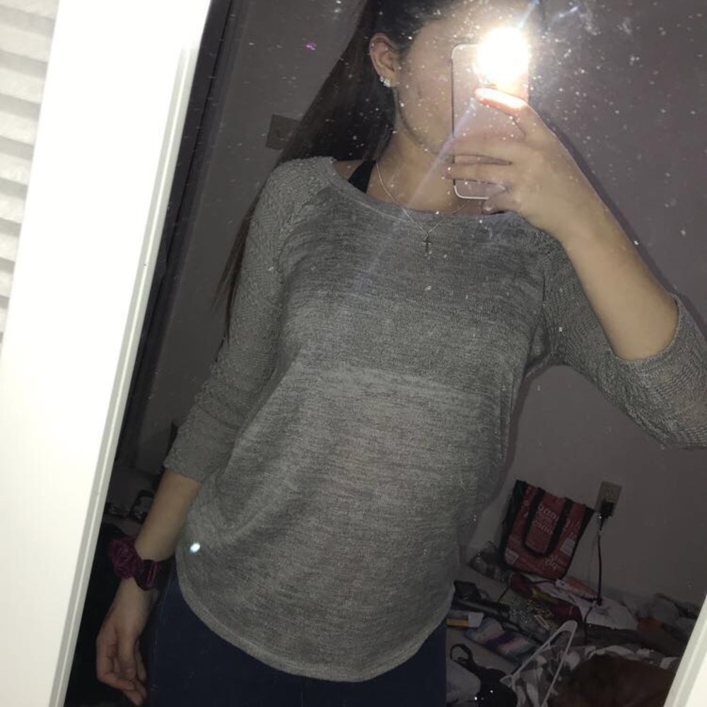 3/4 sleeve sweater